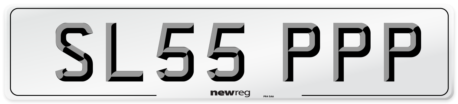 SL55 PPP Number Plate from New Reg
